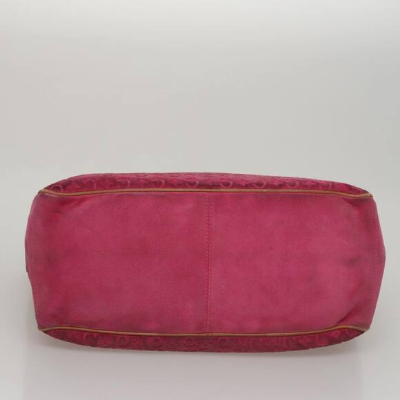 CELINE C Macadam Canvas Boogie Bag Hand Bag Pink - Picture 9 of 13